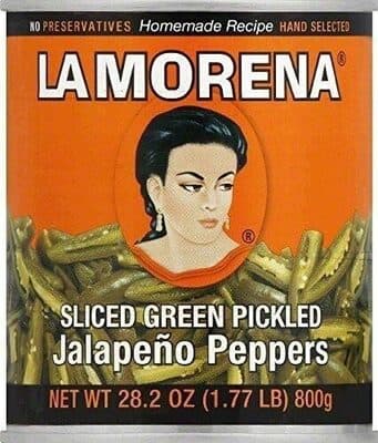 Sliced Green Pickled Jalapeno Peppers