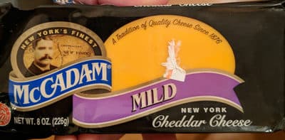 Mccadam, New York Cheddar Cheese, Mild