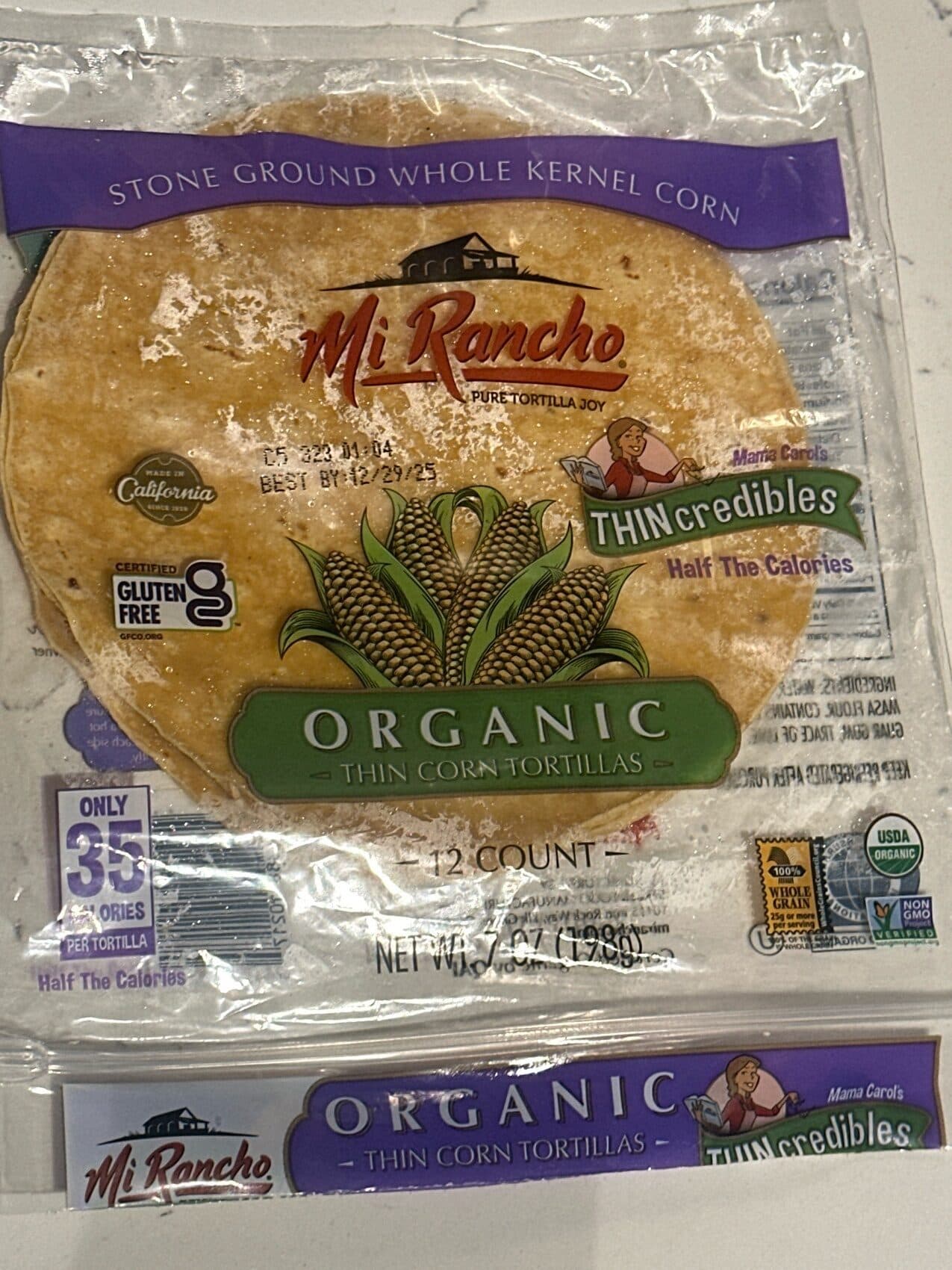 Mi Rancho Thincredibles Thin Organic Corn Tortillas