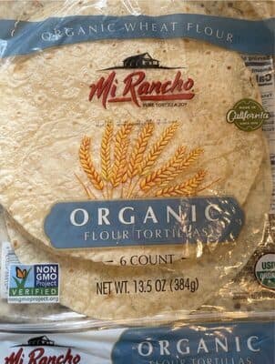Organic Flour Tortillas