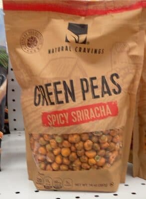Spicy Sriracha Green Peas