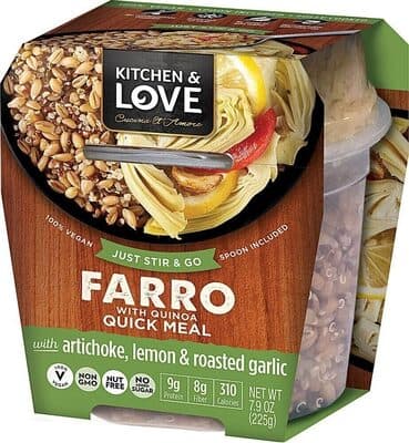 Farro With Quinoa Quick Meal With Grilled Vegetables & Herbs