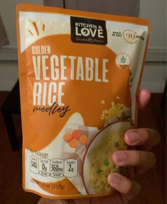 Golden Vegetable Rice Medley
