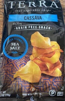 Cassava Sea Salt Real Vegetable Chips