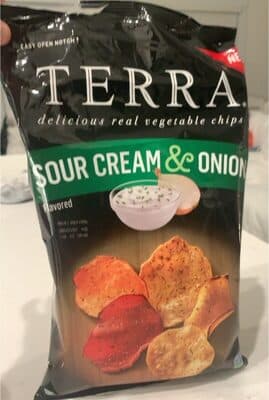 Sour Cream & Onion Flavored Vegetable Chips