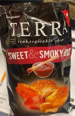 Sweet and Smoky BBQ real vegetable chip