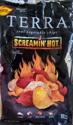 Screamin' Hot Real Vegetable Chips