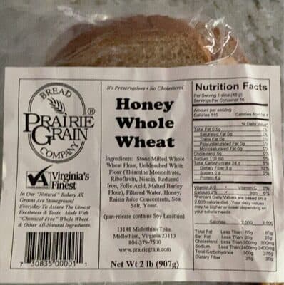 Honey Whole Wheat