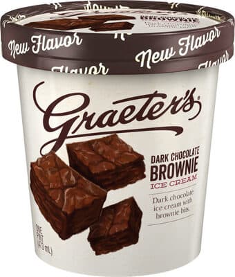 Ice Cream, Dark Chocolate Brownie
