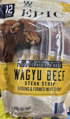 Wagyu beef steak strip
