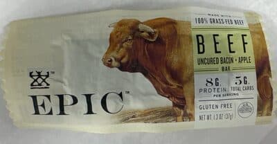 Epic Apple + Uncured Bacon Beef Bar