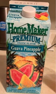 Home Maker, Fruit Juice Cocktail Blend, Guava Pineapple