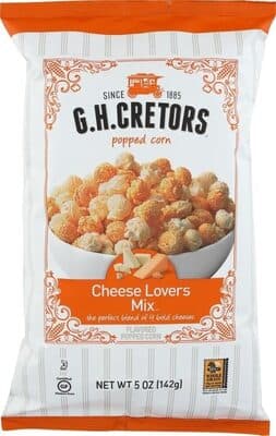Cheese Lovers Mix Flavored Popped Corn