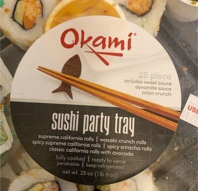 Sushi Party Tray