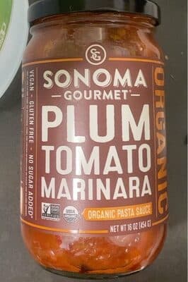 Plum Tomato Marinara Organic Pasta Sauce