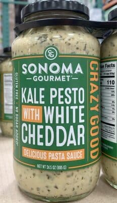 Kale Pesto with White Cheddar