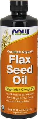 Certified Organic Flax Seed Oil