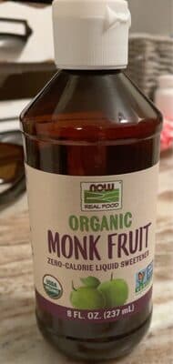 Monk Fruit Organic Zero-Calorie Liquid Sweetener