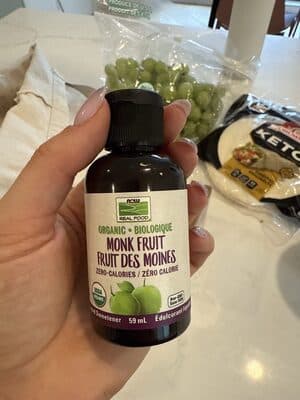 Organic Monk Fruit Liquid Sweetener