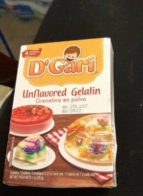 Unflavored Gelatin