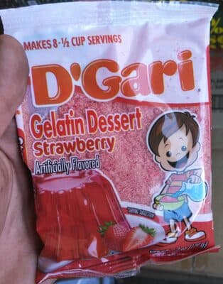 Strawberry Flavor Gelatin Dessert