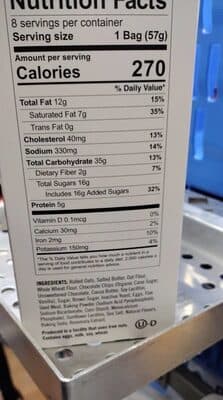 Lactation cookie bites