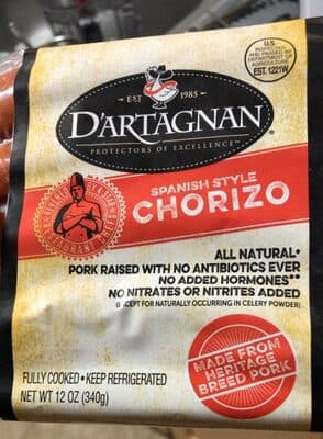 Spanish Style Chorizo