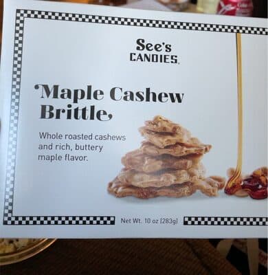 Maple Cashew Brittle