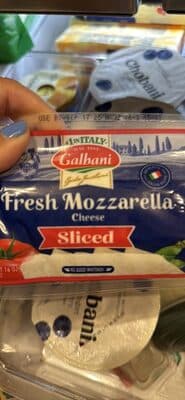 Fresh Mozzarella, Pre Sliced