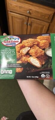 BELL & EVANS, ORGANIC, BREADED CHICKEN BREAST NUGGETS