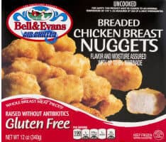 Breaded Chicken Breast Nuggets