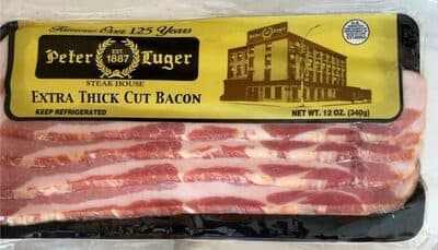 Extra thick cut bacon