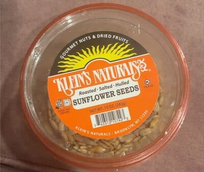Roasted, Salted, Hulled Sunflower Seeds