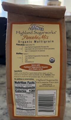 Organic Multigrain Pancake Mix