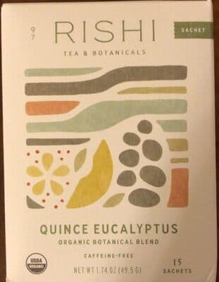 Quince Eucalyptus Tea