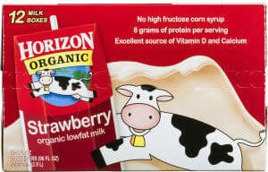 Strawberry Organic Lowfat Milk