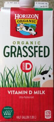 Organic Grassfed Vitamin D Milk
