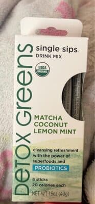 Matcha Coconut Lemon Mint Single Sips