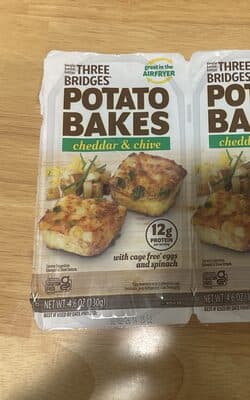 Chedder and chive potato bakes