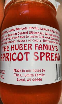 The Huber Family's Apricot Spread