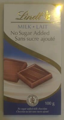 No Sugar Added Milk Chocolate