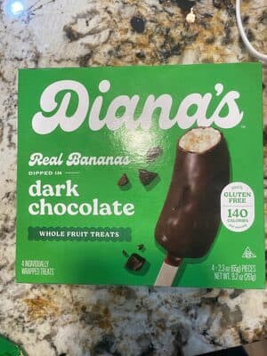 Real Bananas Dipped in Dark Chocolate