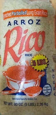Enriched Parboiled Long Grain Rice