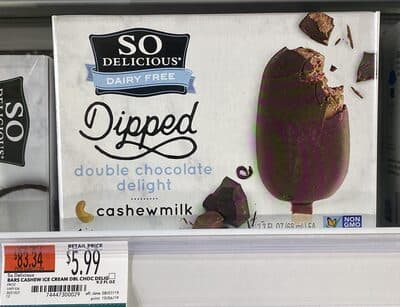 Double Chocolate Delight Dipped Cashewmilk Non-Dairy Frozen Dessert Bars