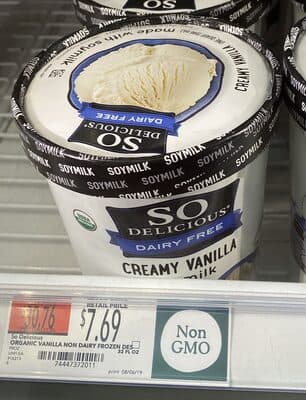 Creamy Vanilla Soymilk Non-Dairy Frozen Dessert