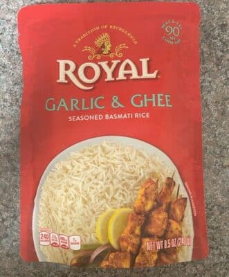 Garlic & Ghee Seasoned Basmati Rice