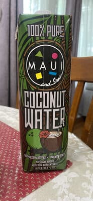 100% pure coconut water