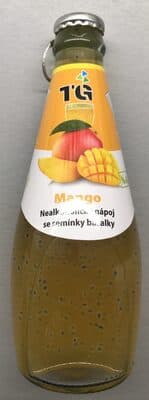 Non-alcoholic drink with basil