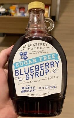 Syrup Wild Blueberry No Sugar Added