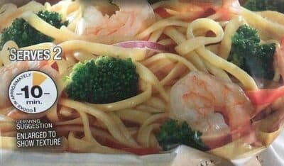 Shrimp Lo Mein Noodles, Vegetables and Shrimp, with an Oyster & Soya Sauce